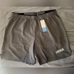 Mens HOKA One Running Shorts Large